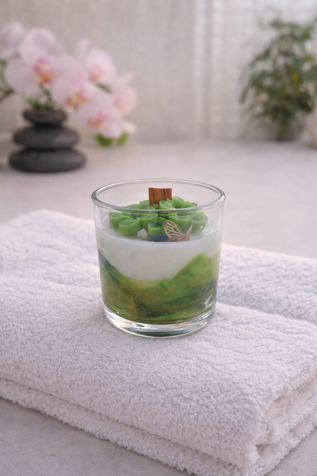 Crystal Candle - Stress Relief